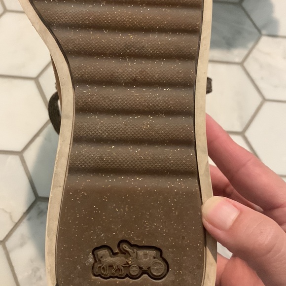 Coach Urban Hiker Shearling Suede 8.5 Saddle Tan - Picture 8 of 16